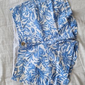 Lilly pulitzer blue crab Callahan short